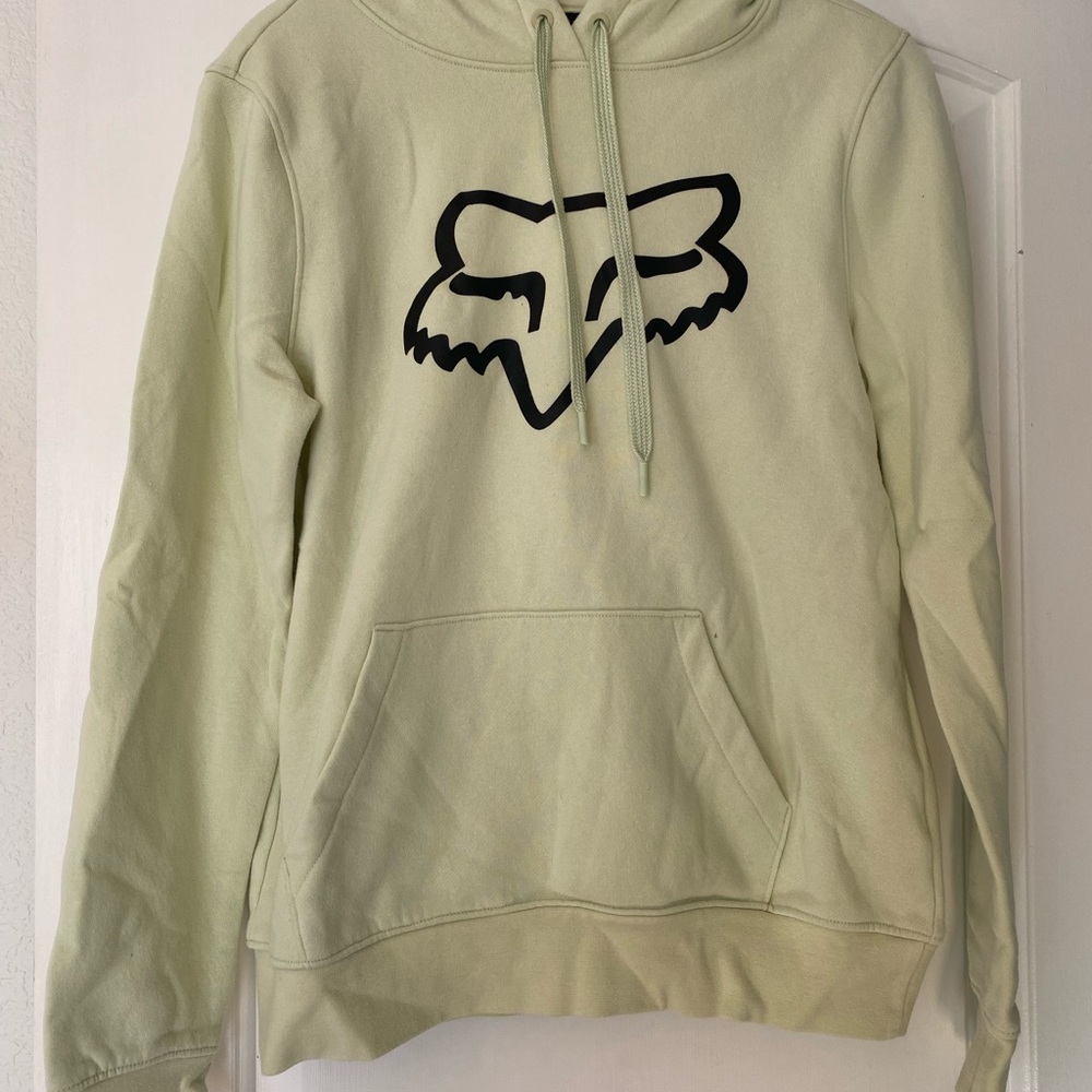 Fox light yellow boundary Fleece Hoodie